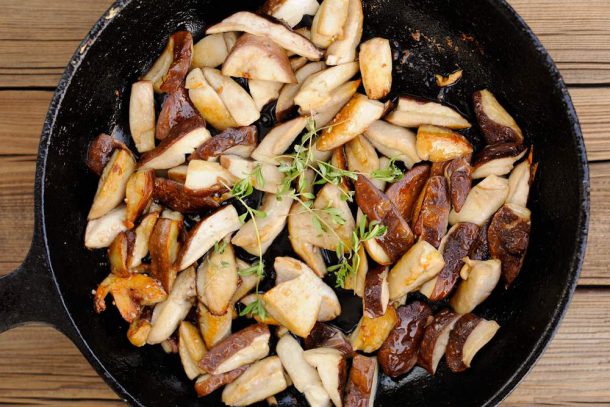 funghi porcini trifolati