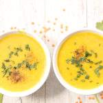 Zuppa curcuma e lenticchie