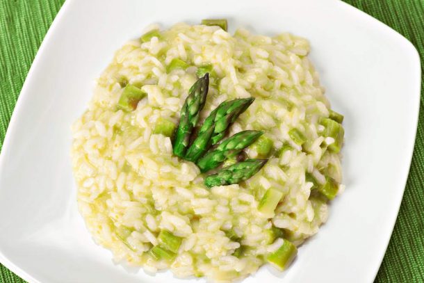 Risotto con asparagi