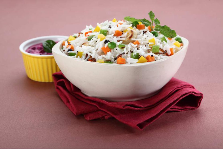 Riso basmati con verdure