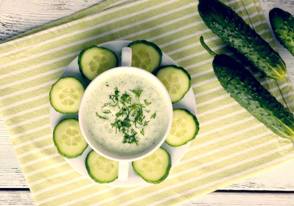 Zuppa fredda di cetrioli