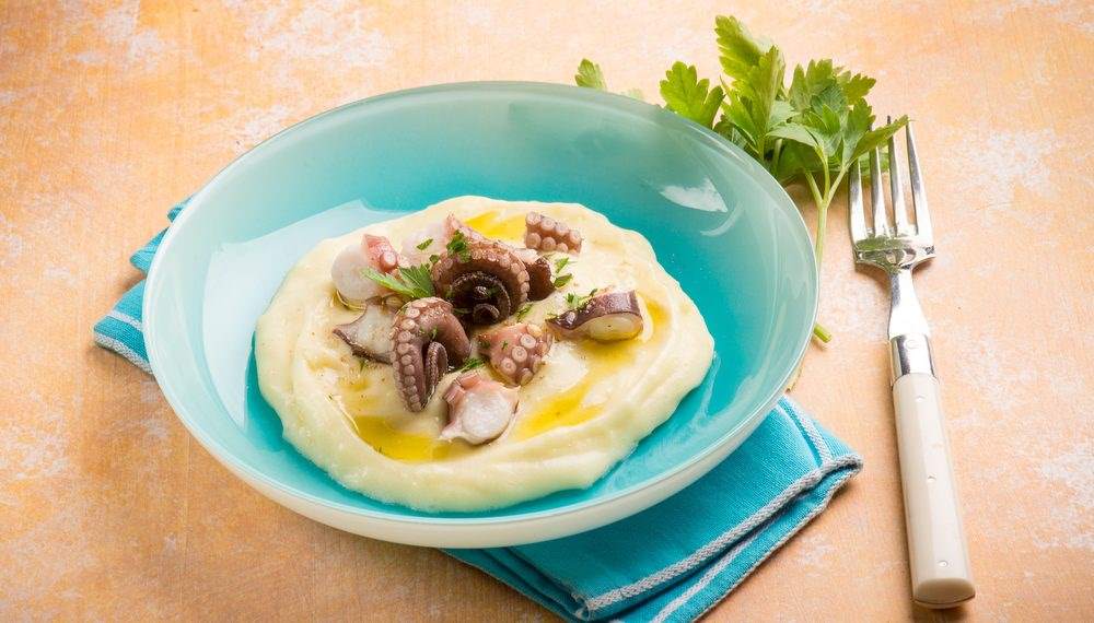 polpo in crema di patate