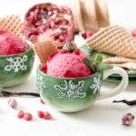 gelato melagrane pere e cannella