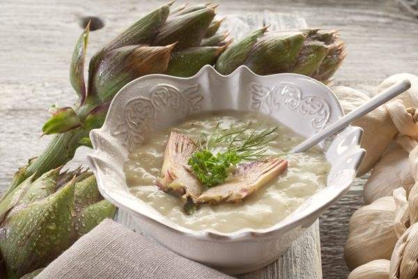 vellutata di carciofi