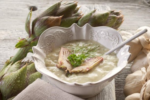 vellutata di carciofi