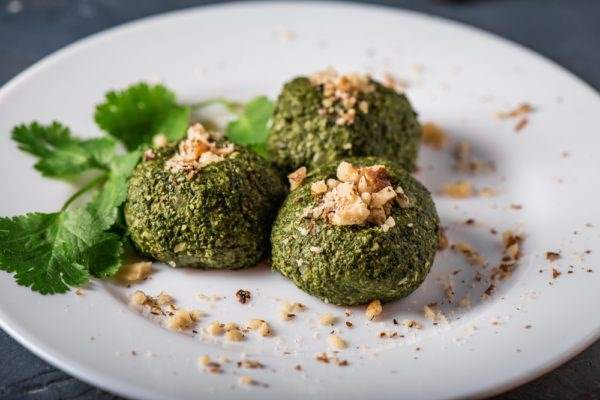 polpette di spinaci al forno