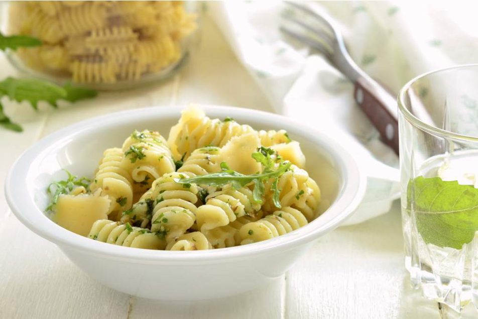 pasta al pesto di rucola