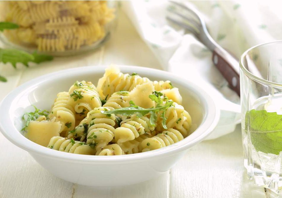 pasta al pesto di rucola