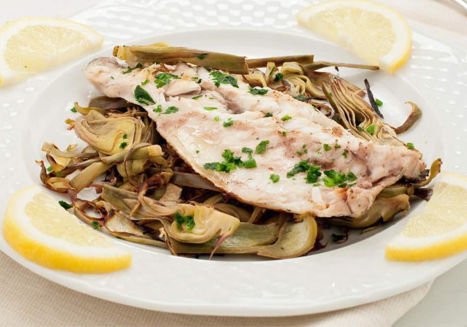 branzino ai carciofi