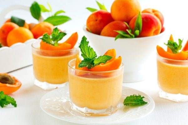mousse di albicocche