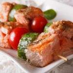 spiedini di salmone al forno