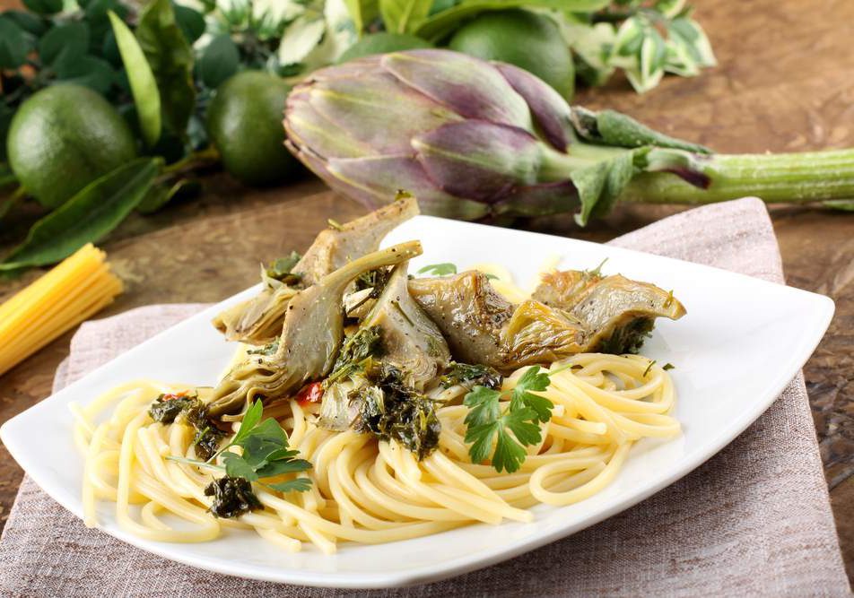spaghetti-carciofi-alici