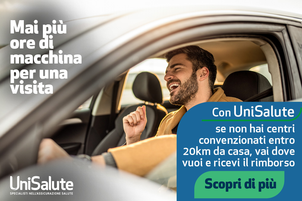Mai più ore di macchina per una visita
