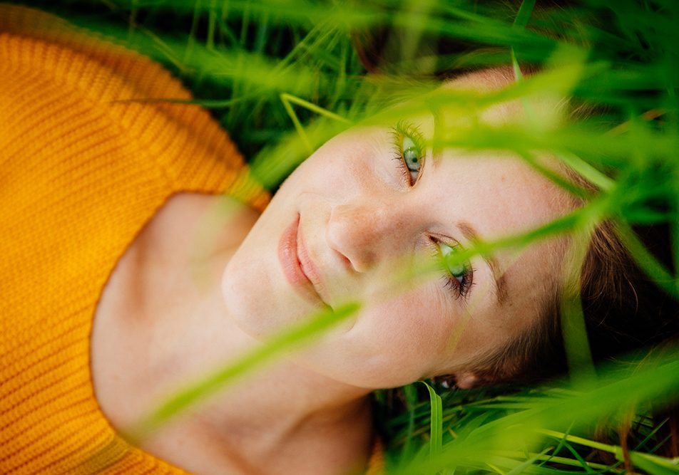 Donna sottoposta a chemioterapia