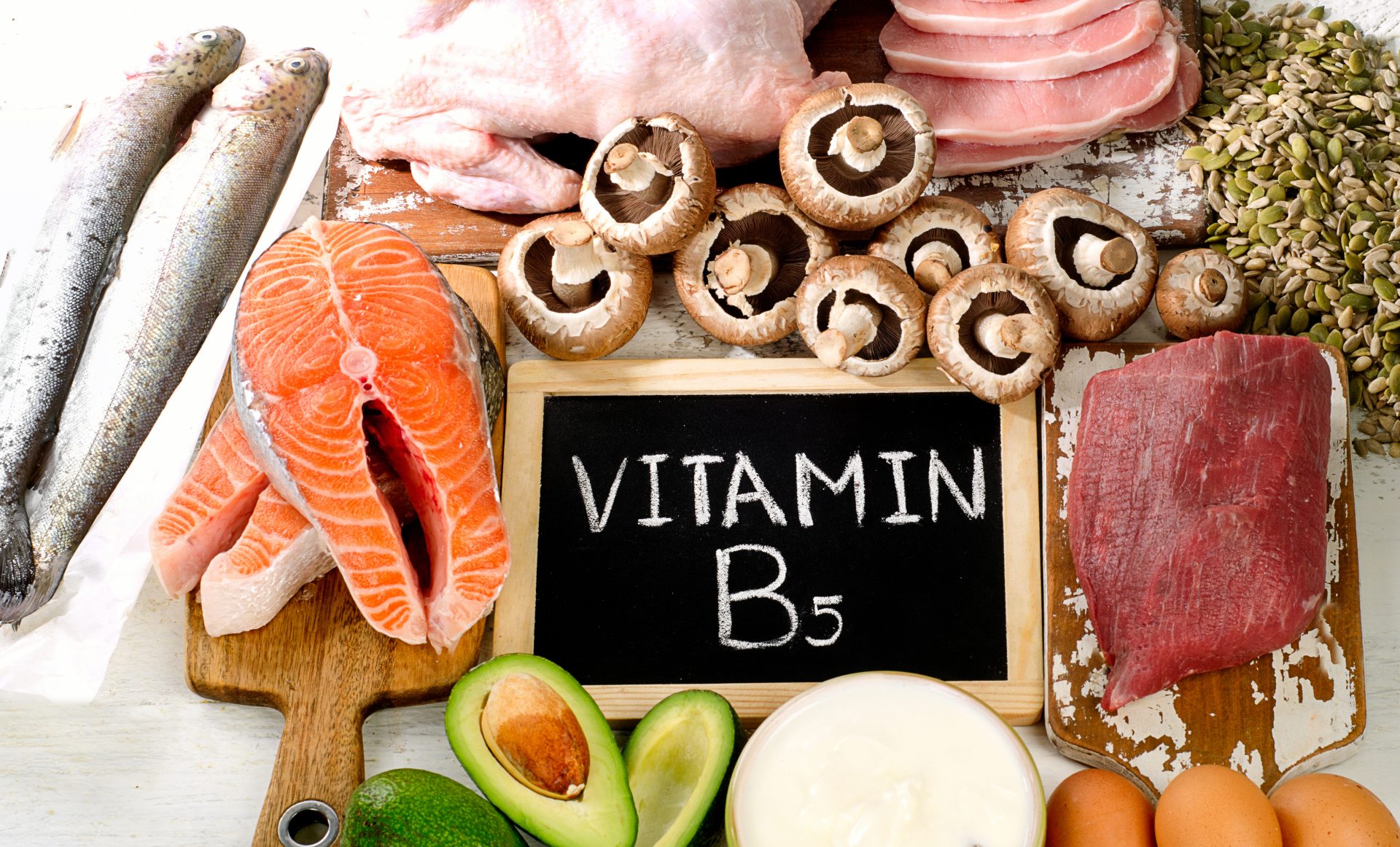 cibi ricchi di vitamina b5
