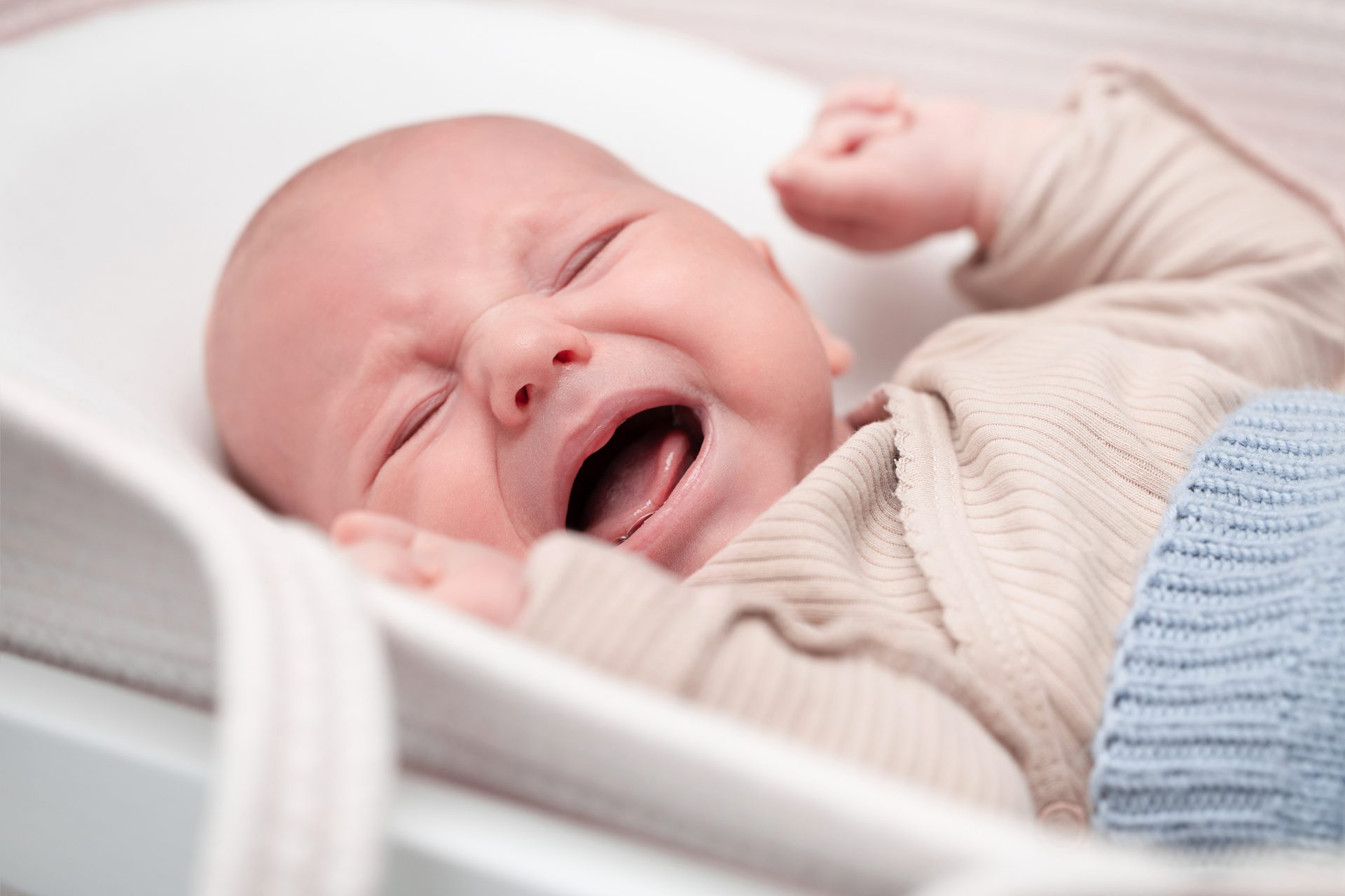 neonato piange