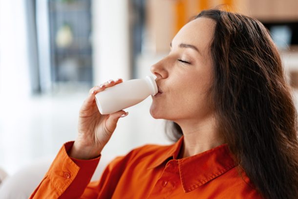 donna assume probiotici